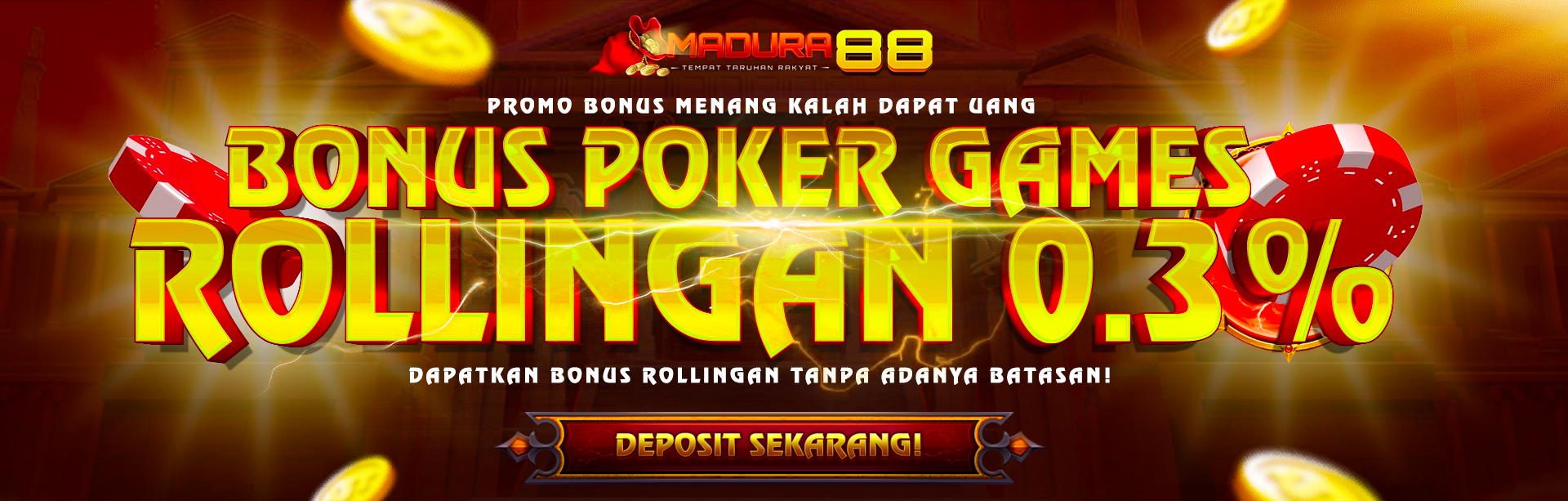 BONUS ROLLINGAN POKER 0.3%