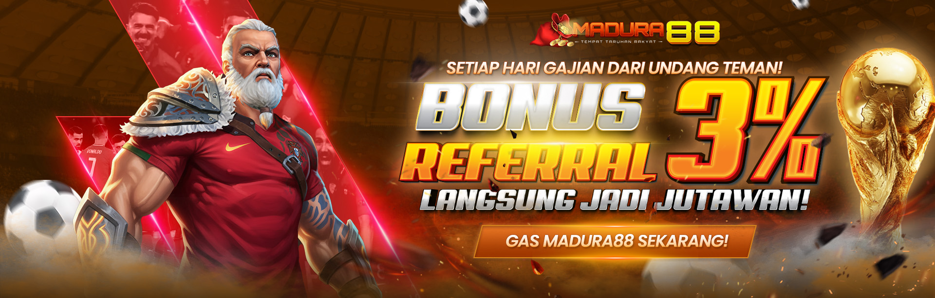 BONUS REFERRAL 3%