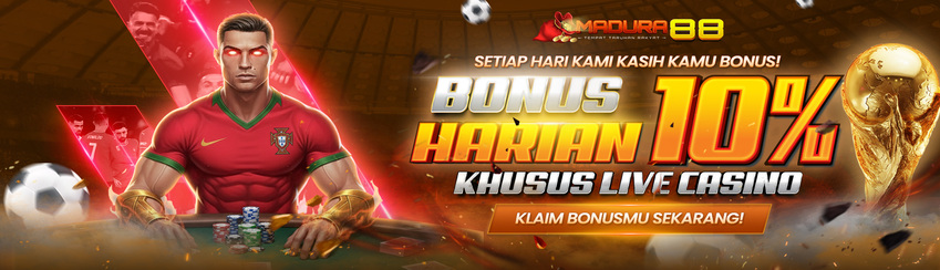 BONUS HARIAN LIVE CASINO 10%