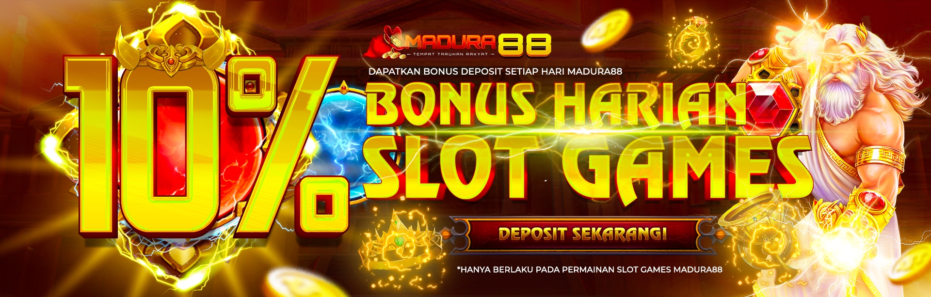 BONUS HARIAN SLOT 10%