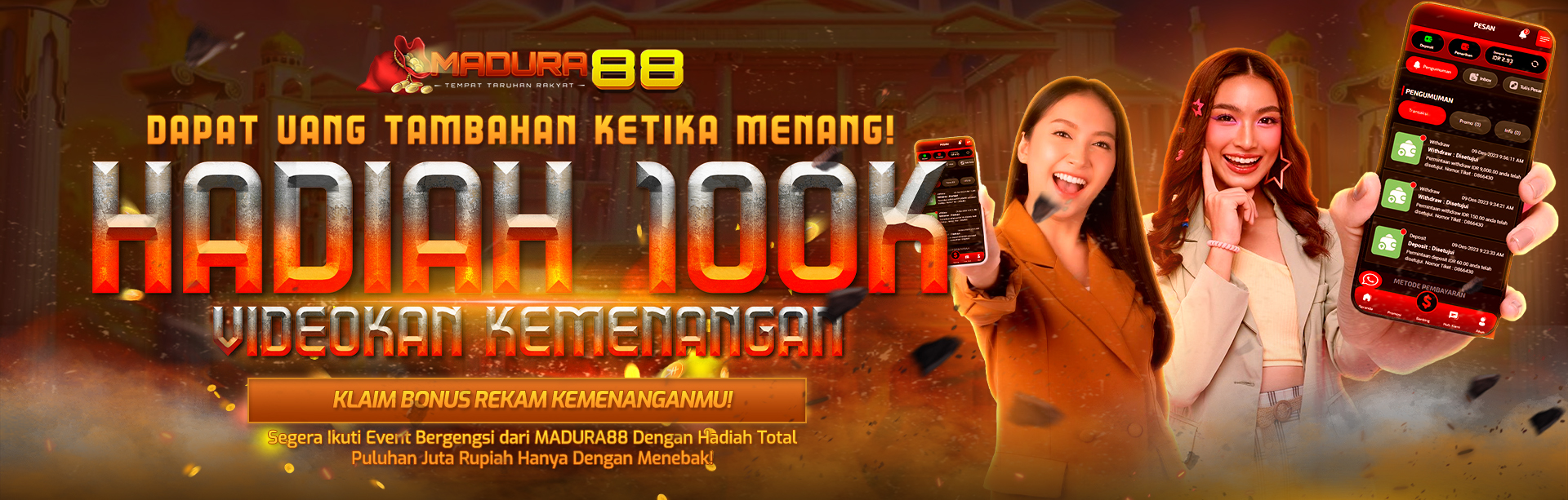 EVENT VIDEO TESTIMONI KEMENANGAN MADURA88